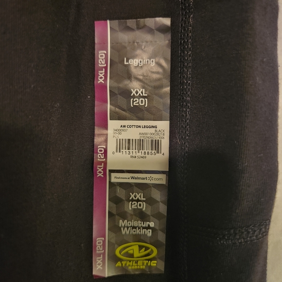 ATHLETIC WORKS leggings with pockets XXL NWT - Picture 4 of 5